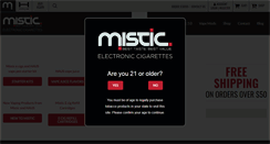Desktop Screenshot of misticecigs.com
